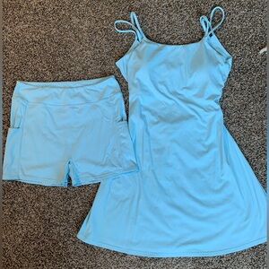 Softlyzero™ Plush Double Straps Backless Twisted Back Dress in Spun Sugar